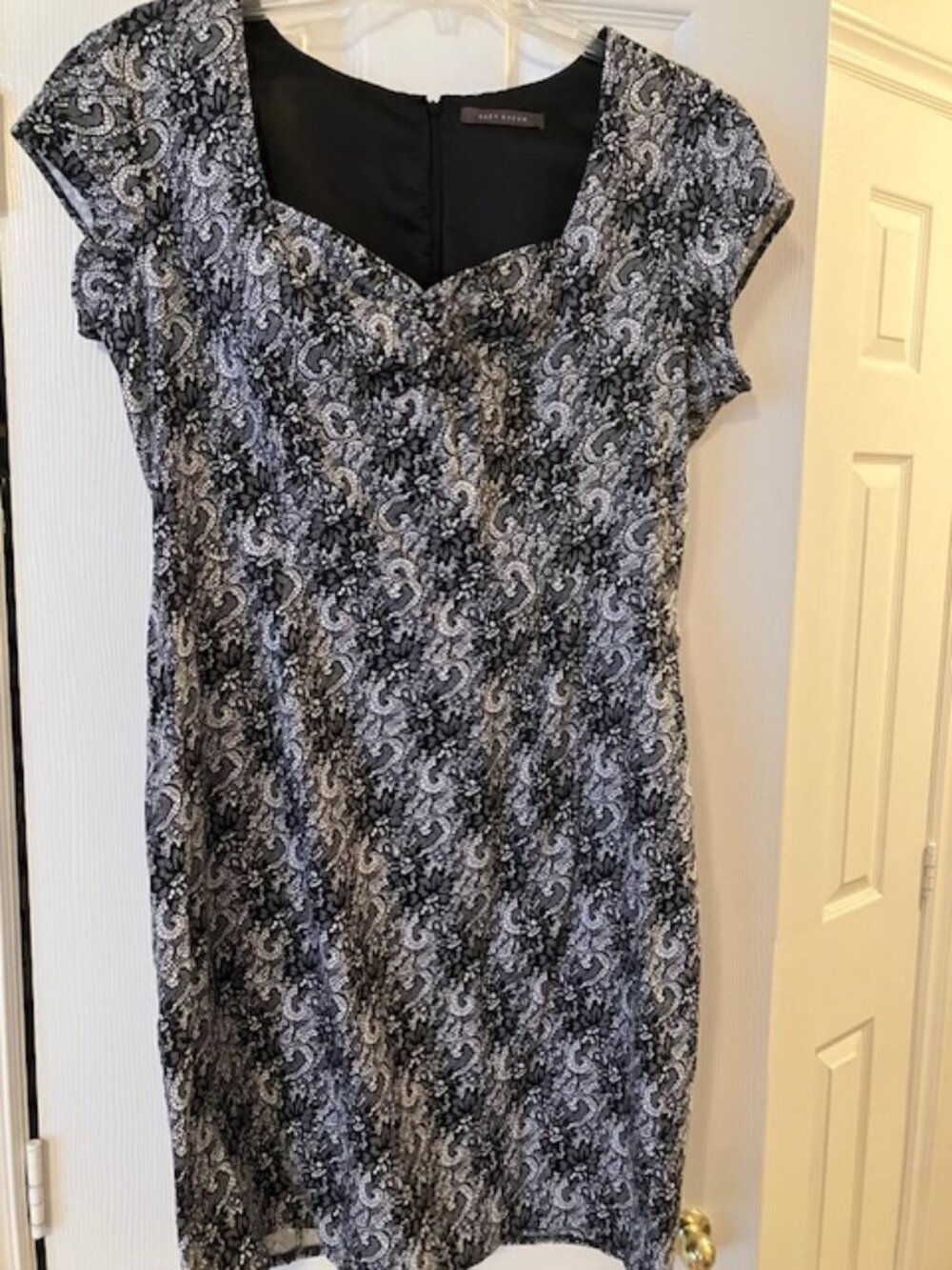 Suzy Shier Lace Print Dress Women's XL